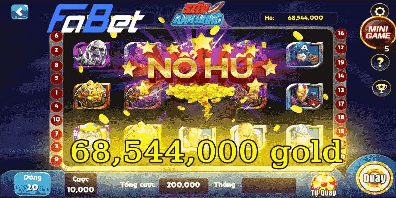 Sảnh game nổ hũ thu hút đông đảo người chơi Fabet